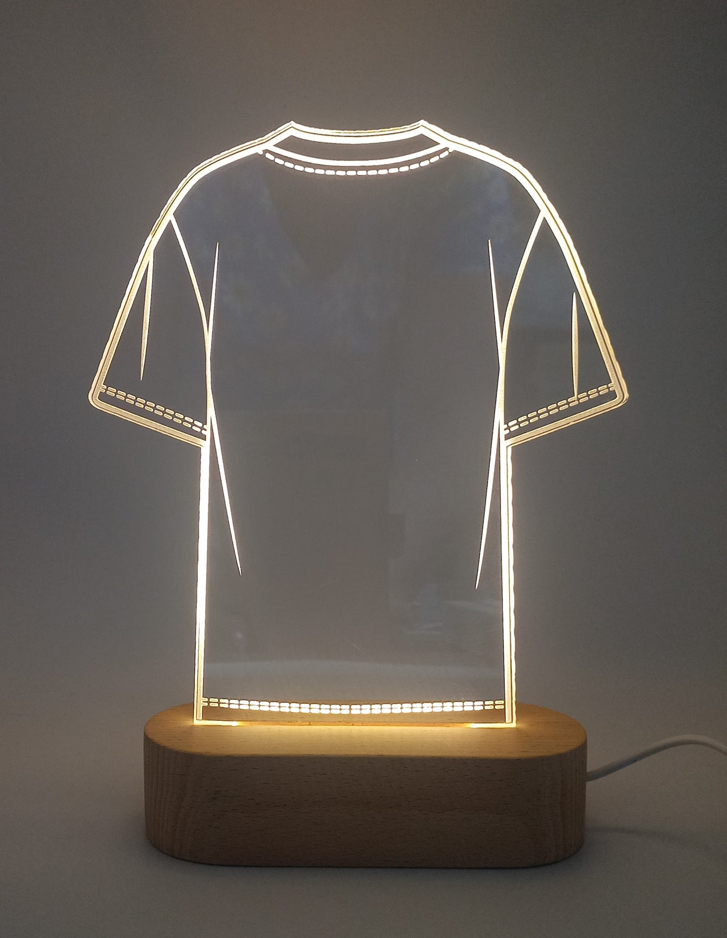 Personlig lampe LED med Sportstema - Dansk produceret - bykrums.dk - Børneværelse