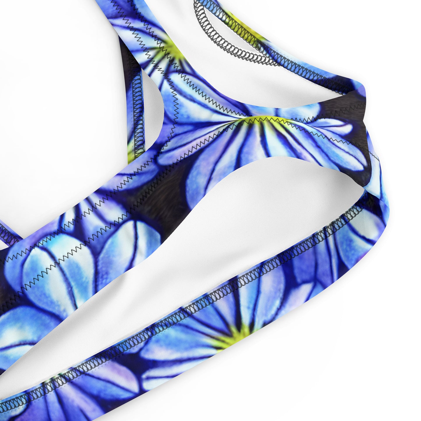 Recycled padded bikini top