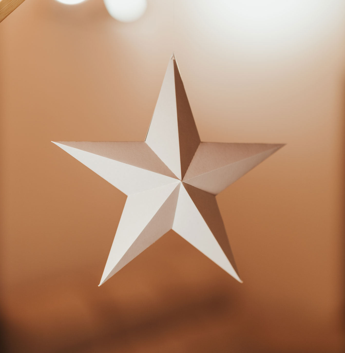 Stjerne - lav det selv papir - Julepynt - bykrums.dk - julepynt