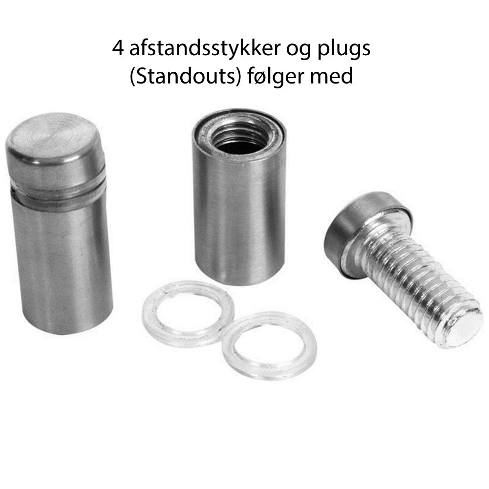 Husnummer skilt med navn og addresse - Modern