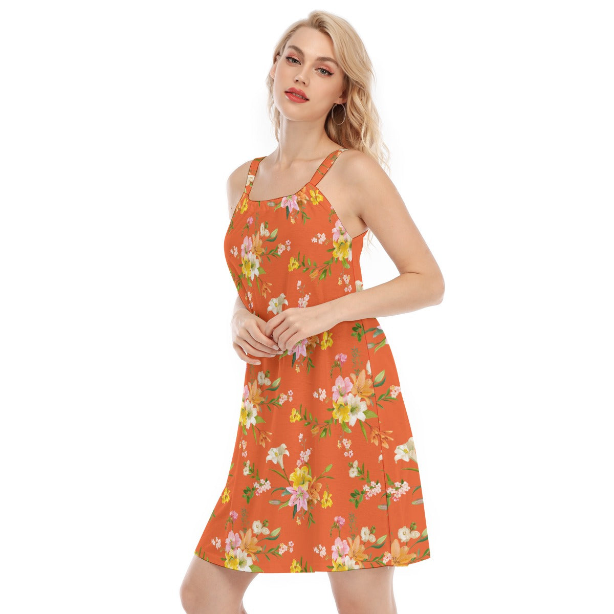 Women's O-neck Cami Dress