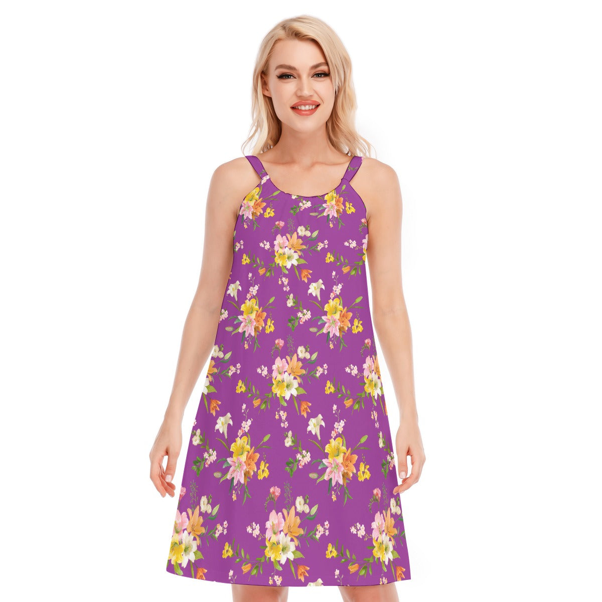 Women's O-neck Cami Dress | 190GSM Cotton