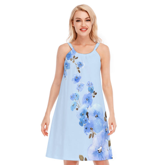 Women's O-neck Cami Dress | 190GSM Cotton