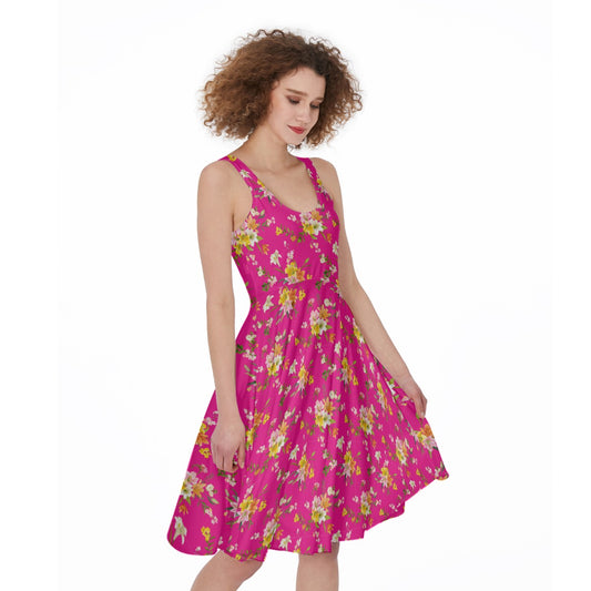 Pretty in Pink Collection -  Women's Sleeveless Dress