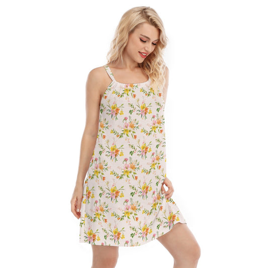 Women's O-neck Cami Dress