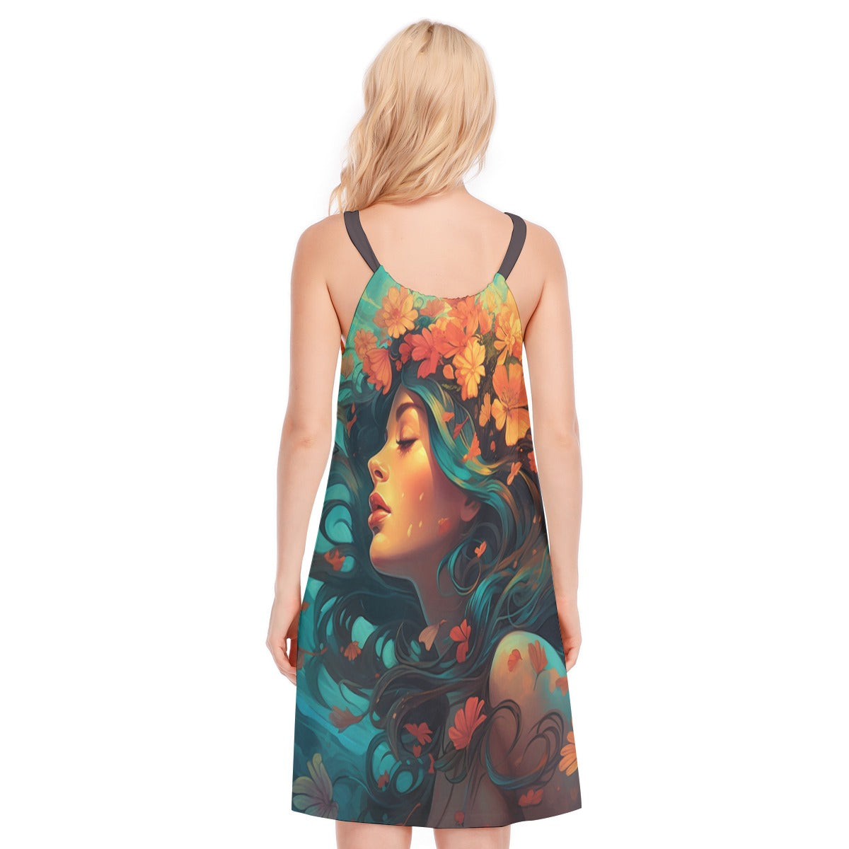 Women's O-neck Cami Dress | 190GSM Cotton