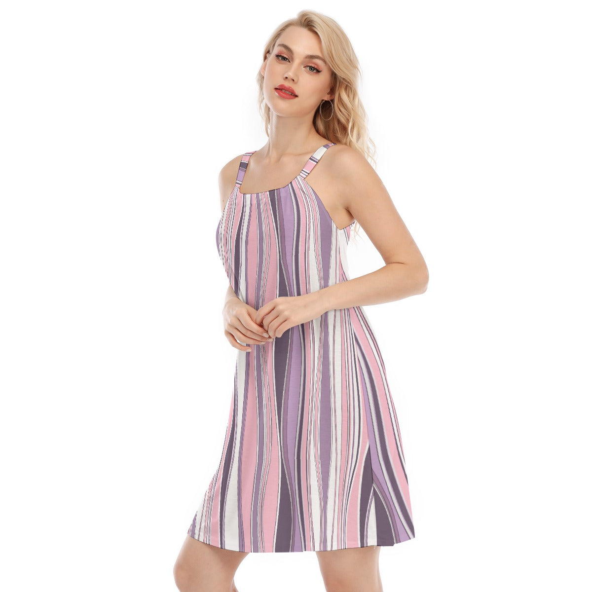 Women's O-neck Cami Dress