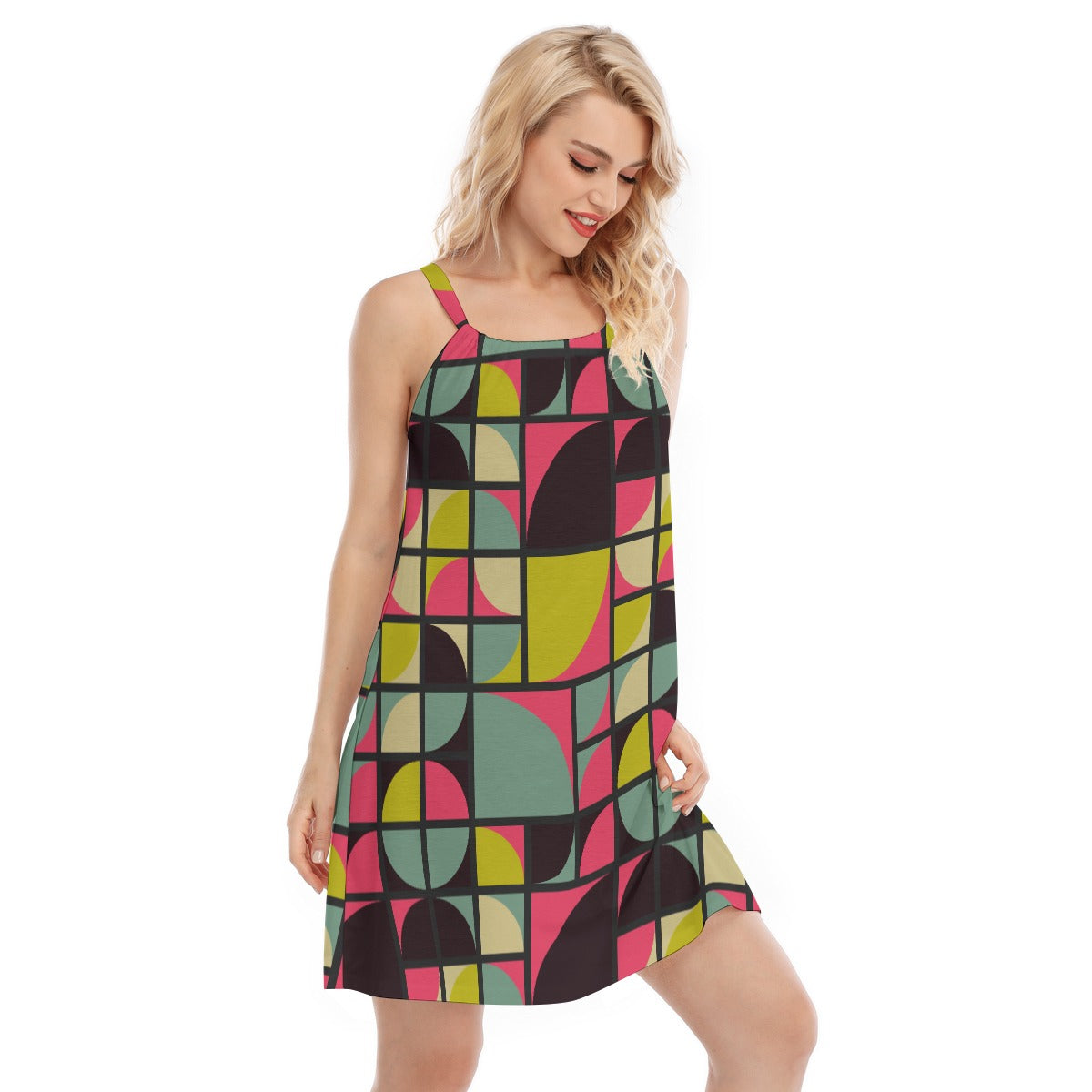 Women's O-neck Cami Dress