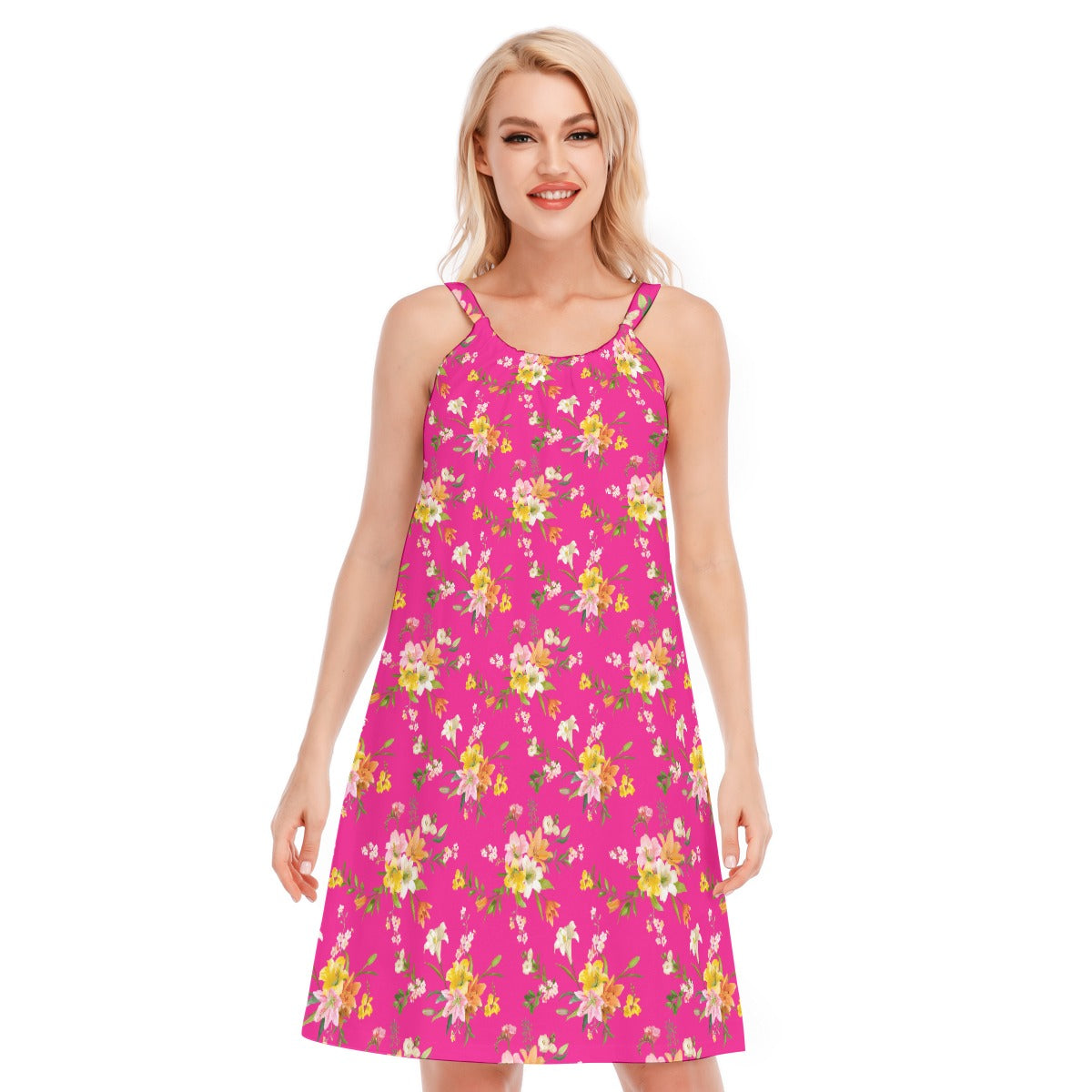 Women's O-neck Cami Dress | 190GSM Cotton