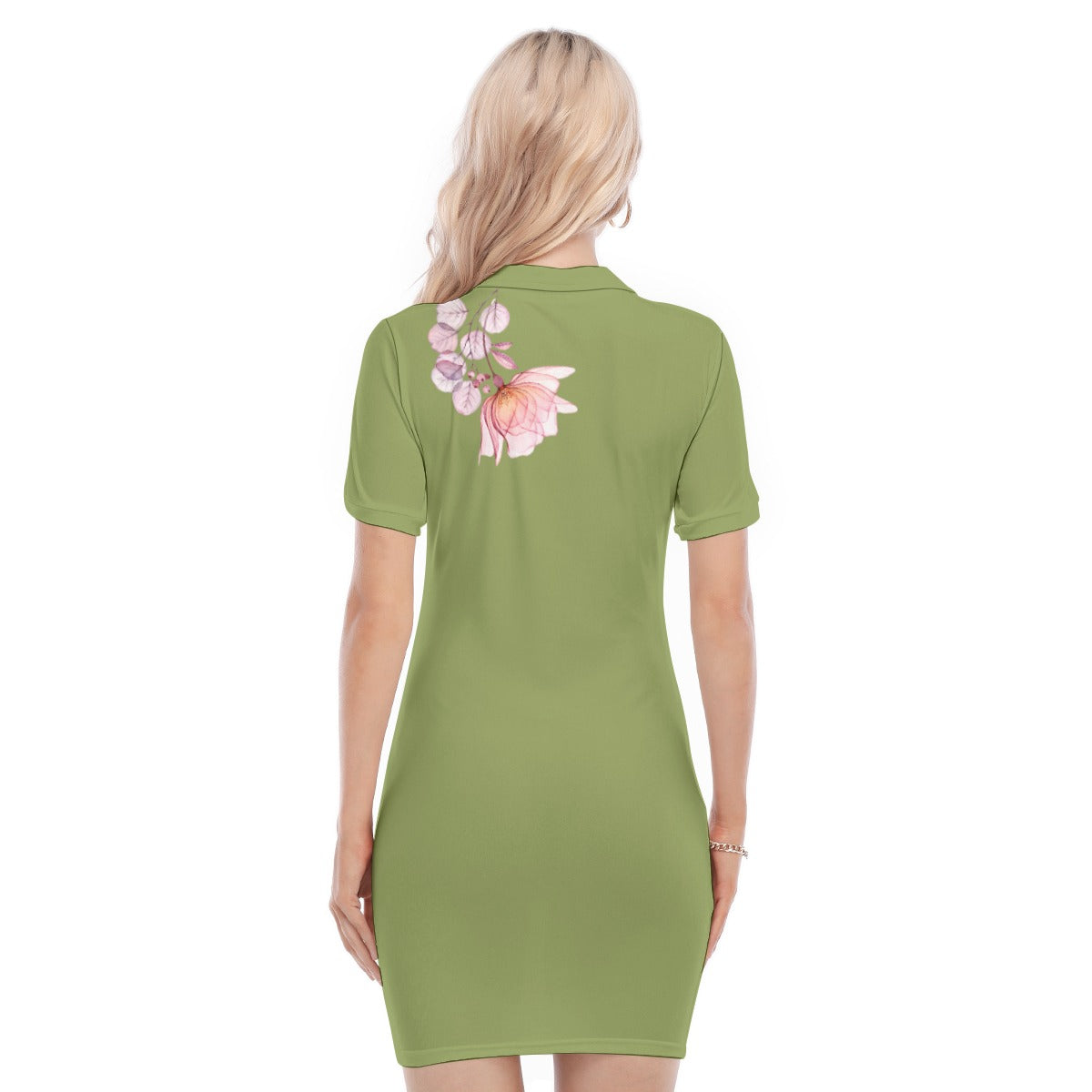 Betty Bright Collection - Women's Polo Collar Dress