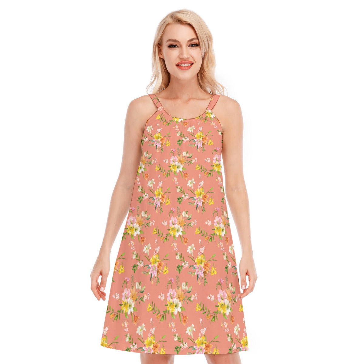 Women's O-neck Cami Dress | 190GSM Cotton