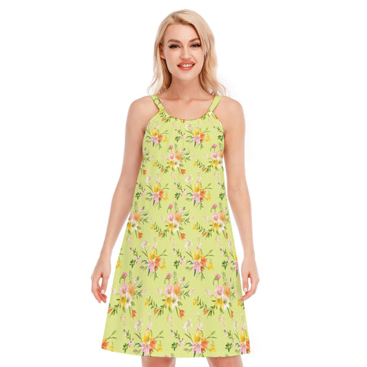 Women's O-neck Cami Dress | 190GSM Cotton