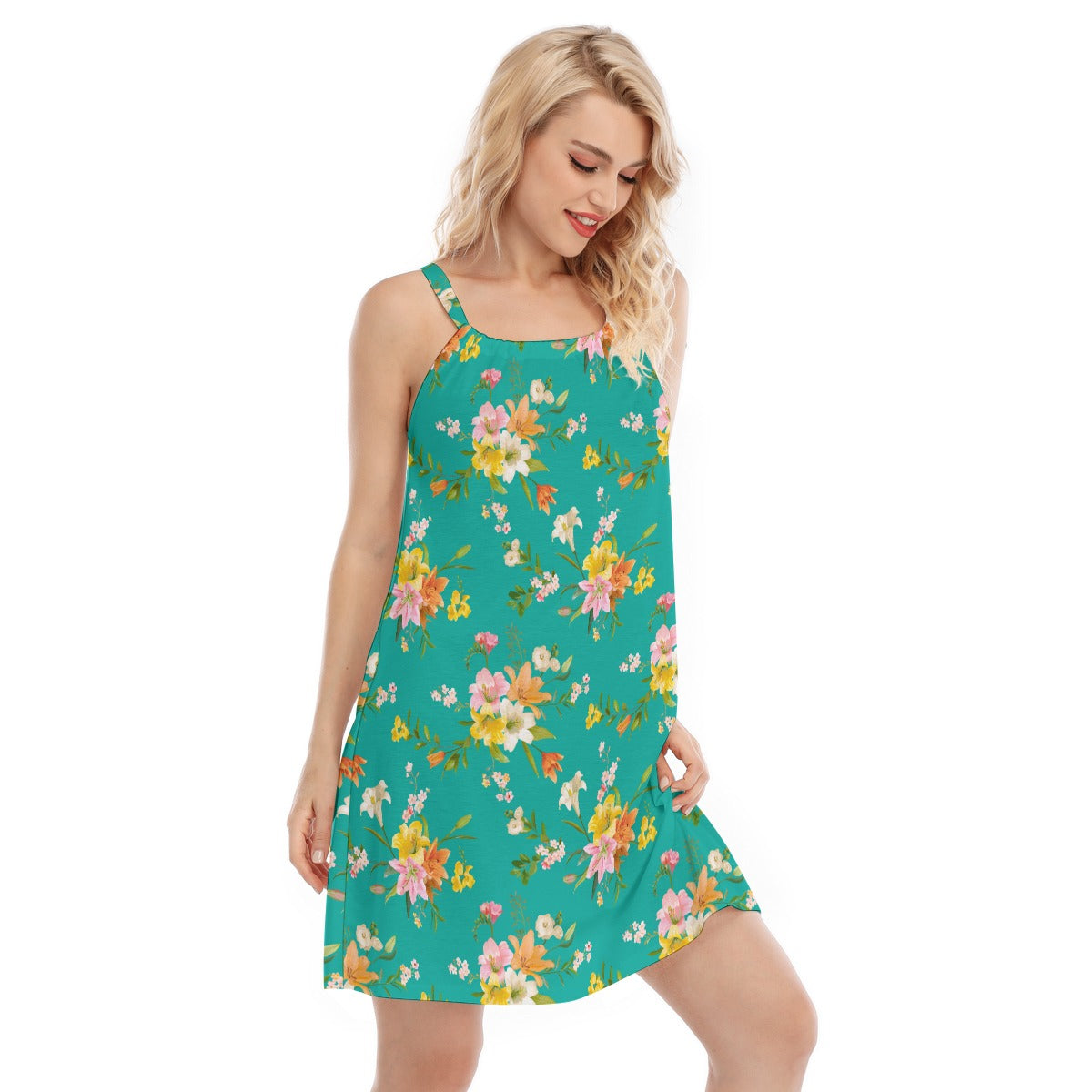 Women's O-neck Cami Dress