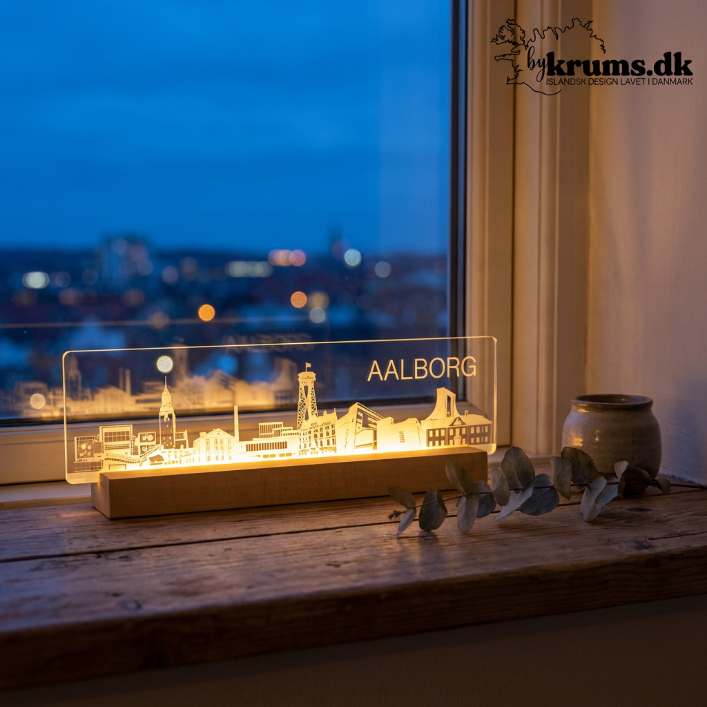 Aalborg Skyline - I serien "Danske byer i lys" DK produceret