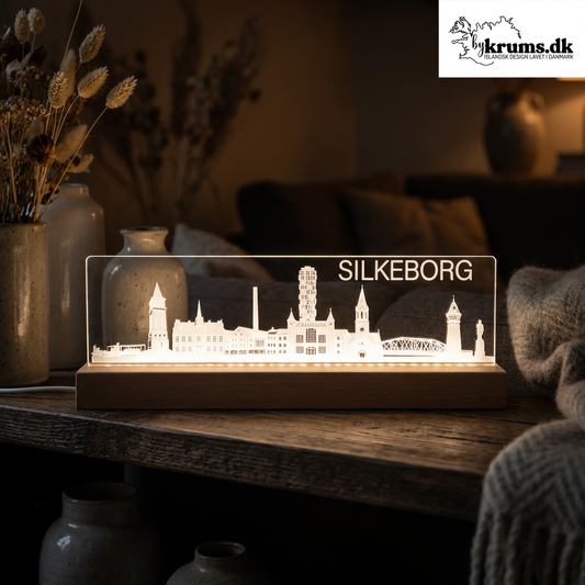Silkeborg Skyline - I serien "Danske byer i lys" DK produceret