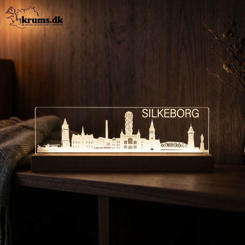 Silkeborg Skyline - I serien "Danske byer i lys" DK produceret