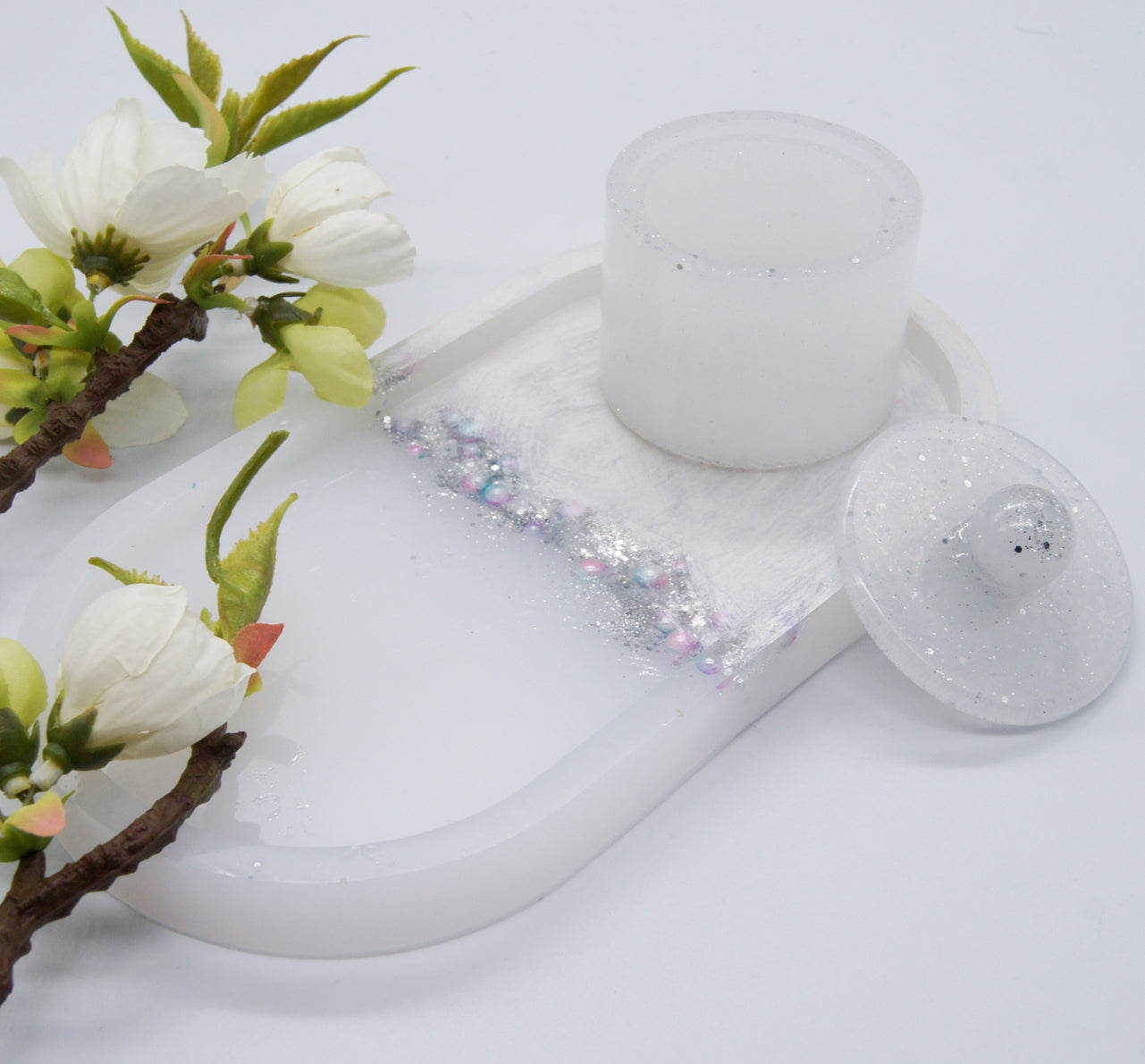 Resin oval bakke 18 cm