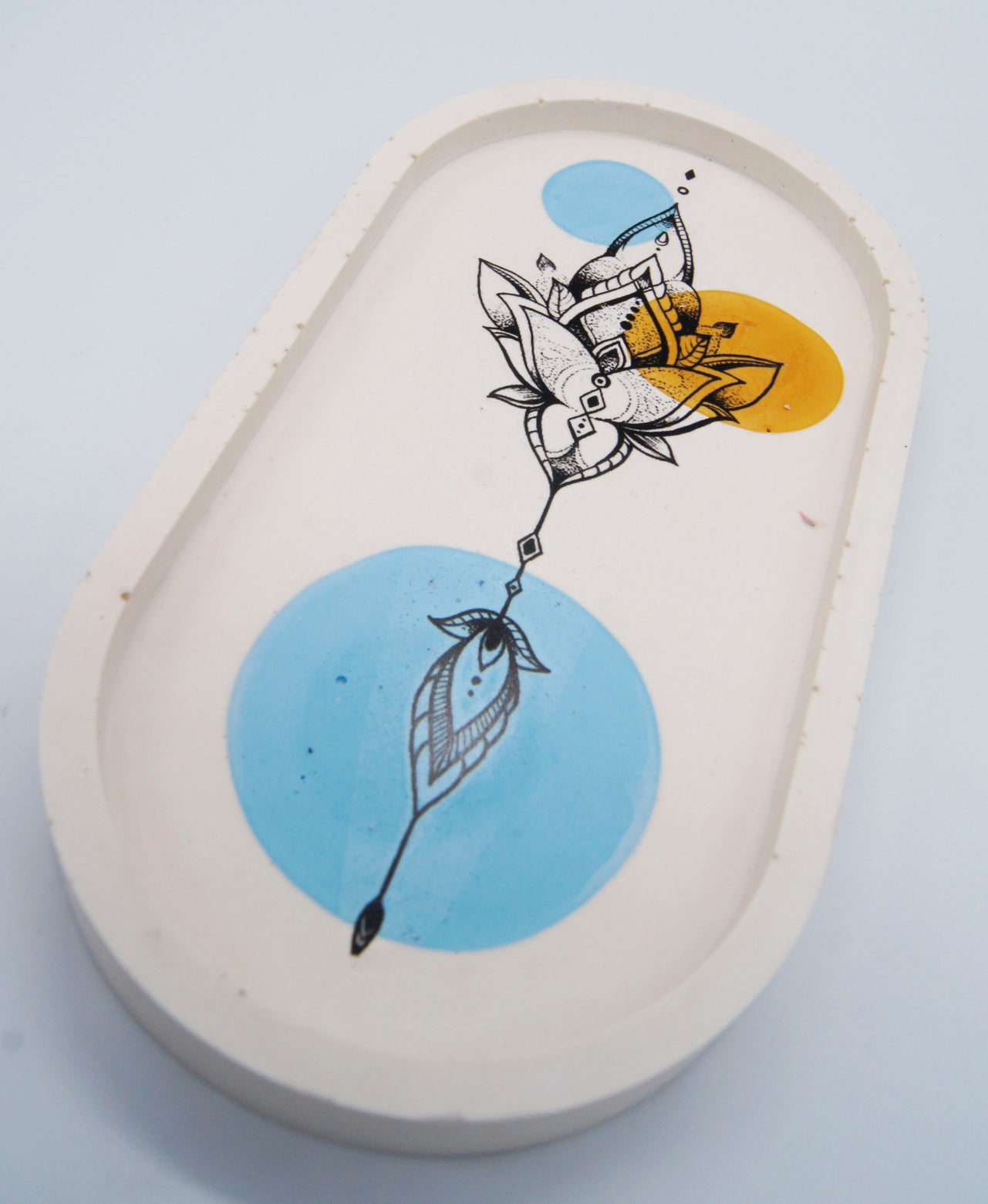 The lotus dekorationsbakke -  Oval 18 cm
