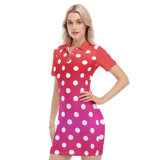 Women's Polo Collar Dress