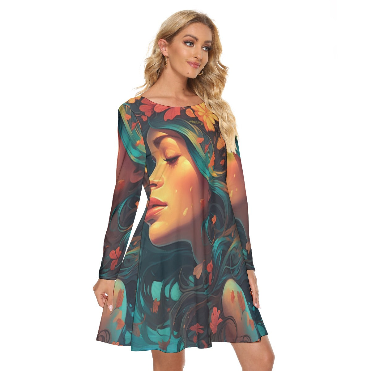 Women's Crew Neck Dress