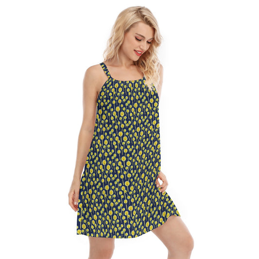 Women's O-neck Cami Dress