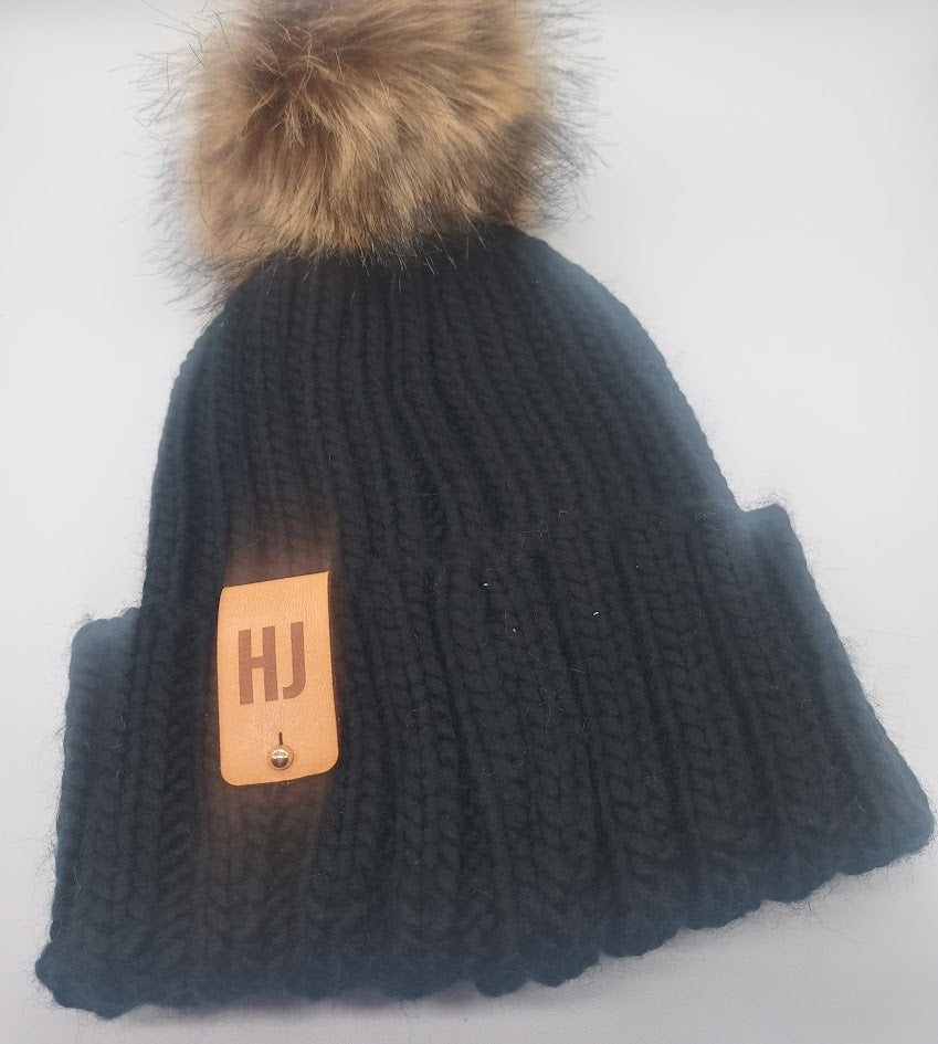 Pompom Hue med barnets navn