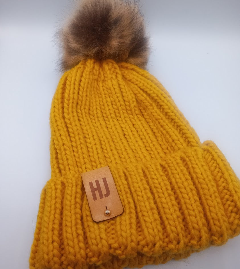 Pompom Hue med barnets navn