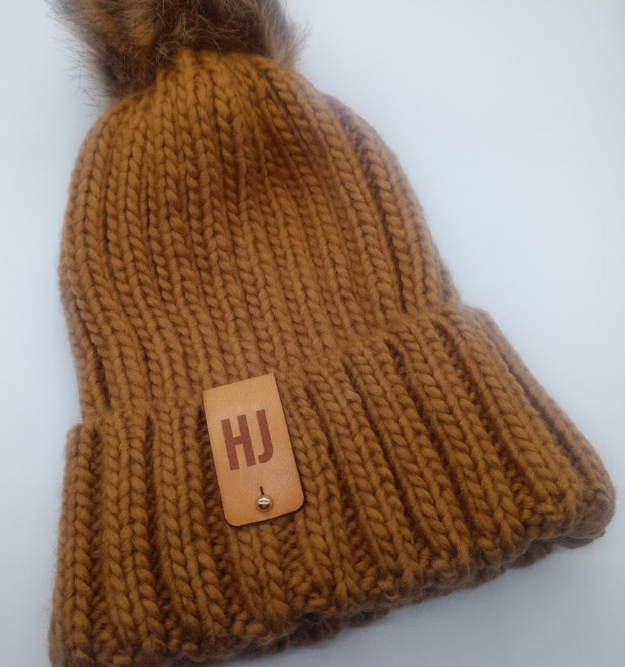Pompom Hue med barnets navn