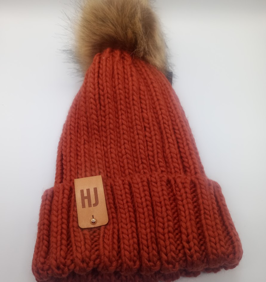 Pompom Hue med barnets navn