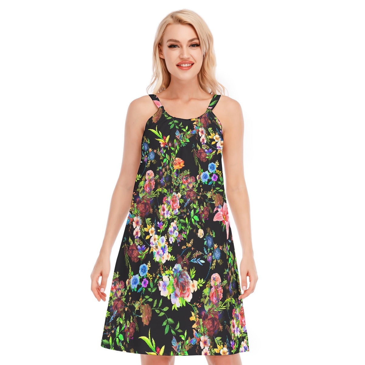 Women's O-neck Cami Dress | 190GSM Cotton