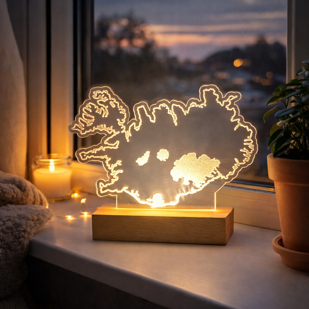 Íslandsljós - Útskorið