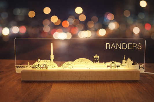 Randers - I serien "Danske byer i lys" DK produceret - bykrums.dk - Dekor
