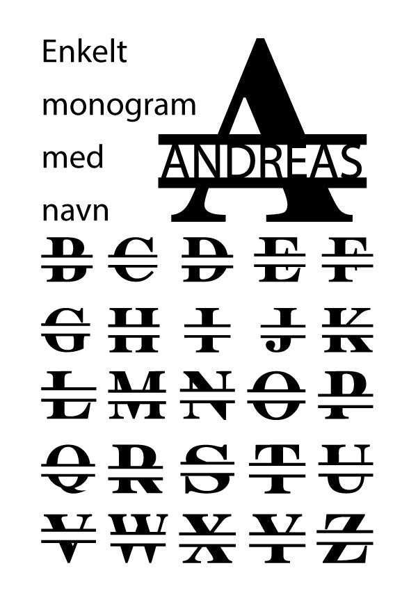 Tegnebog til indgravering