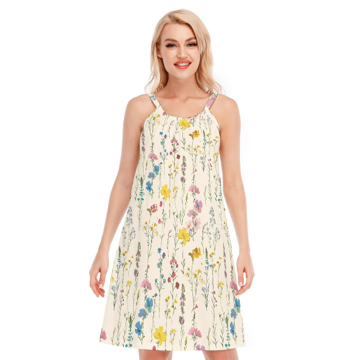 Women's O-neck Cami Dress | 190GSM Cotton