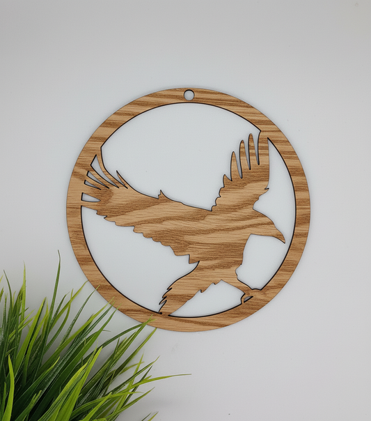 Fugle ophæng - Arktisk Tern i Eg til vinduet