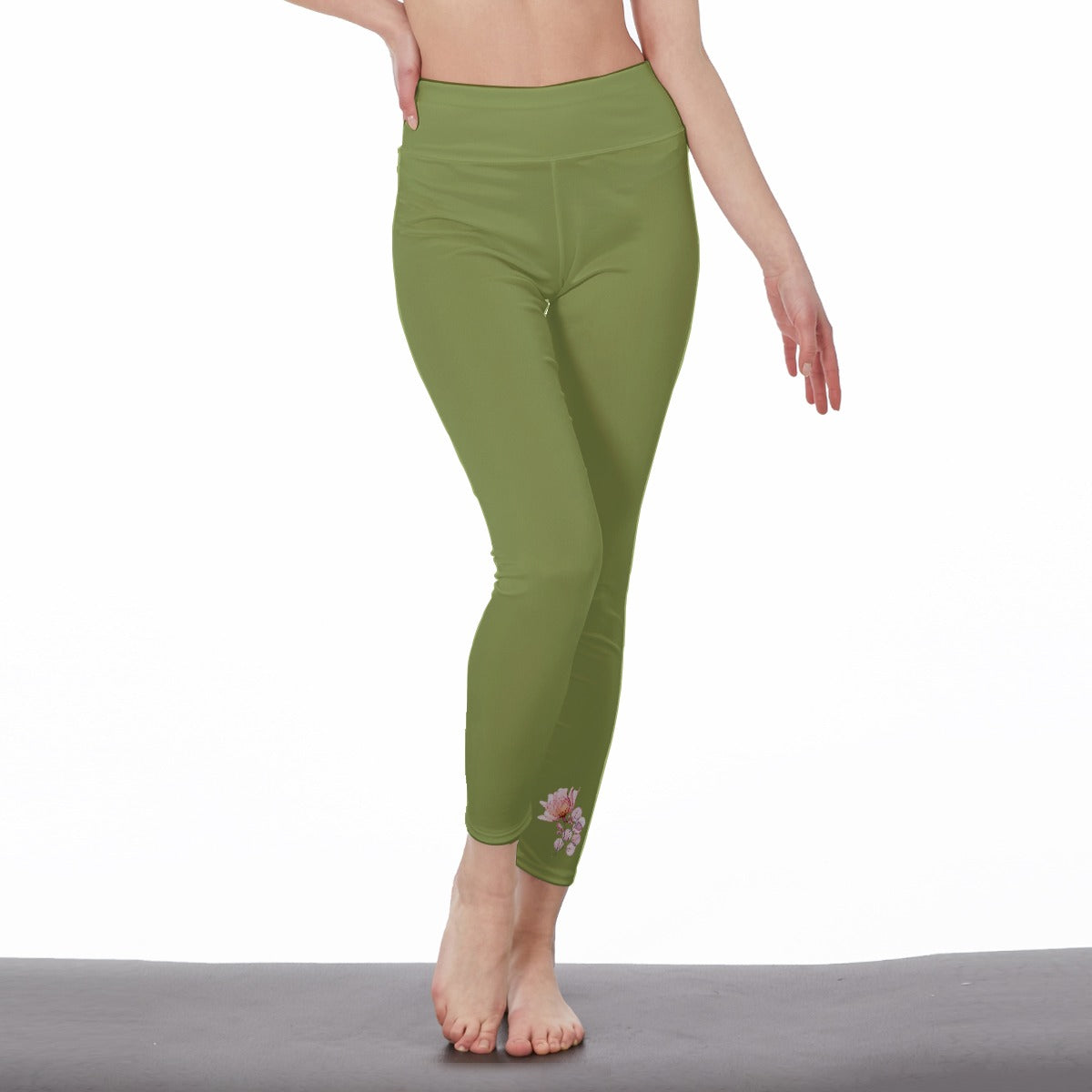 Betty Bright Collection -  Women's High Waist Leggings | Side Stitch Closure