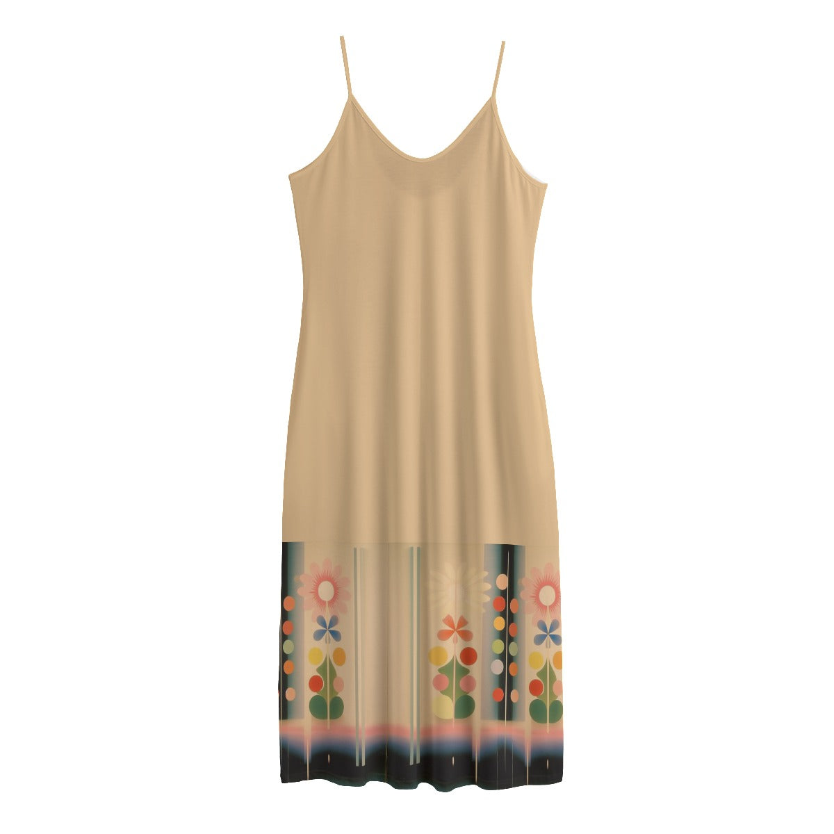 Women‘s Maxi Dress with straps and pockets