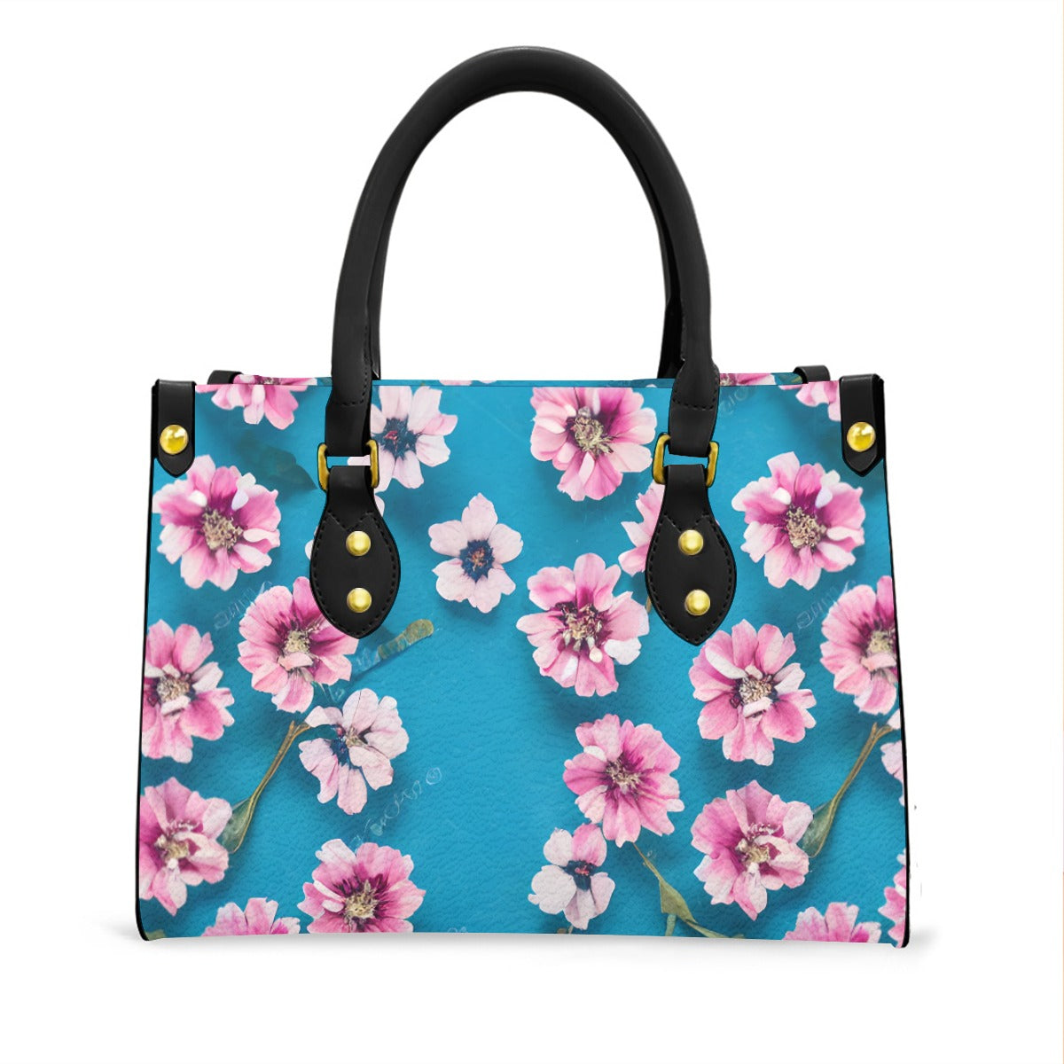 Women's Tote Bag With Black Handle