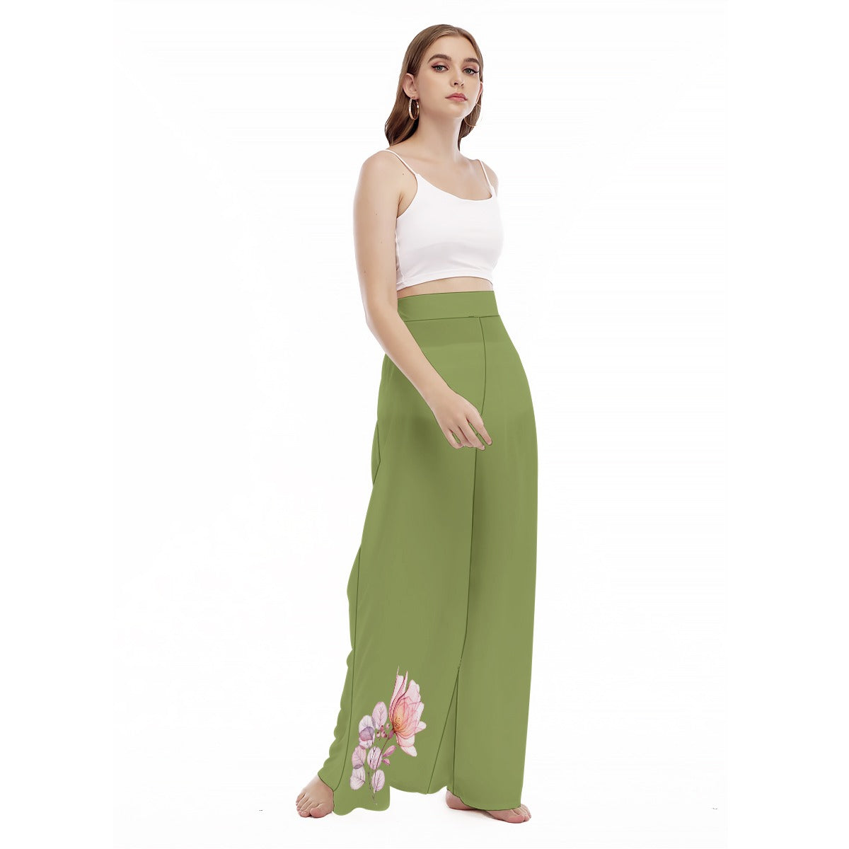 Betty Bright Collection -  Women's High Waist Wide Leg Trousers