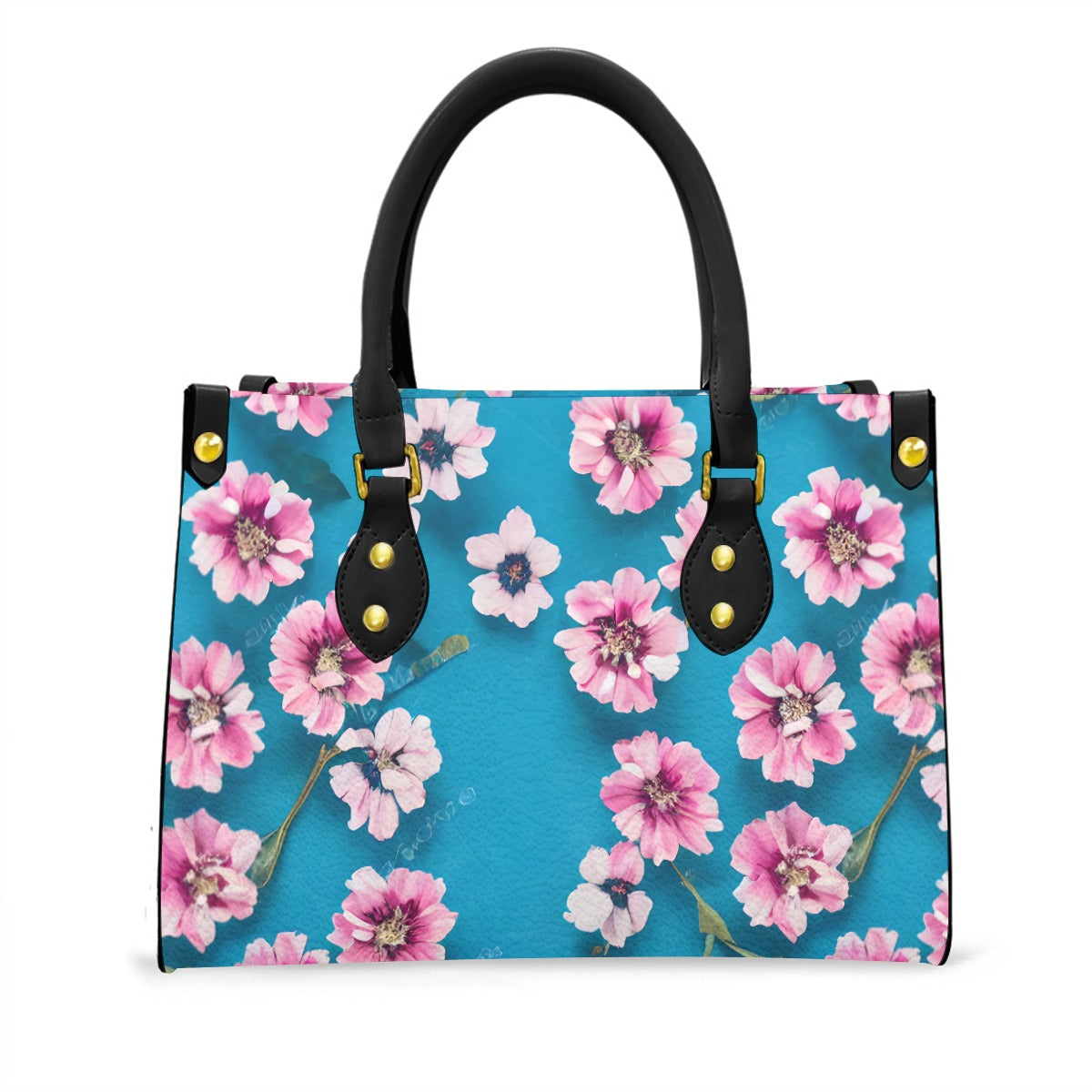 Women's Tote Bag With Black Handle