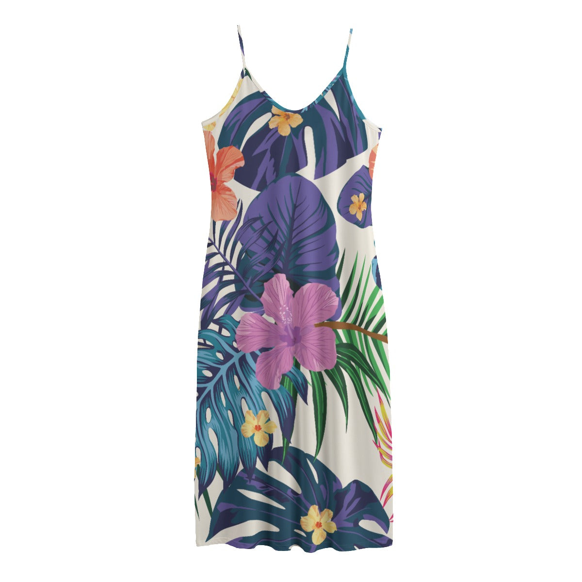 Women‘s Maxi Dress with straps and pockets