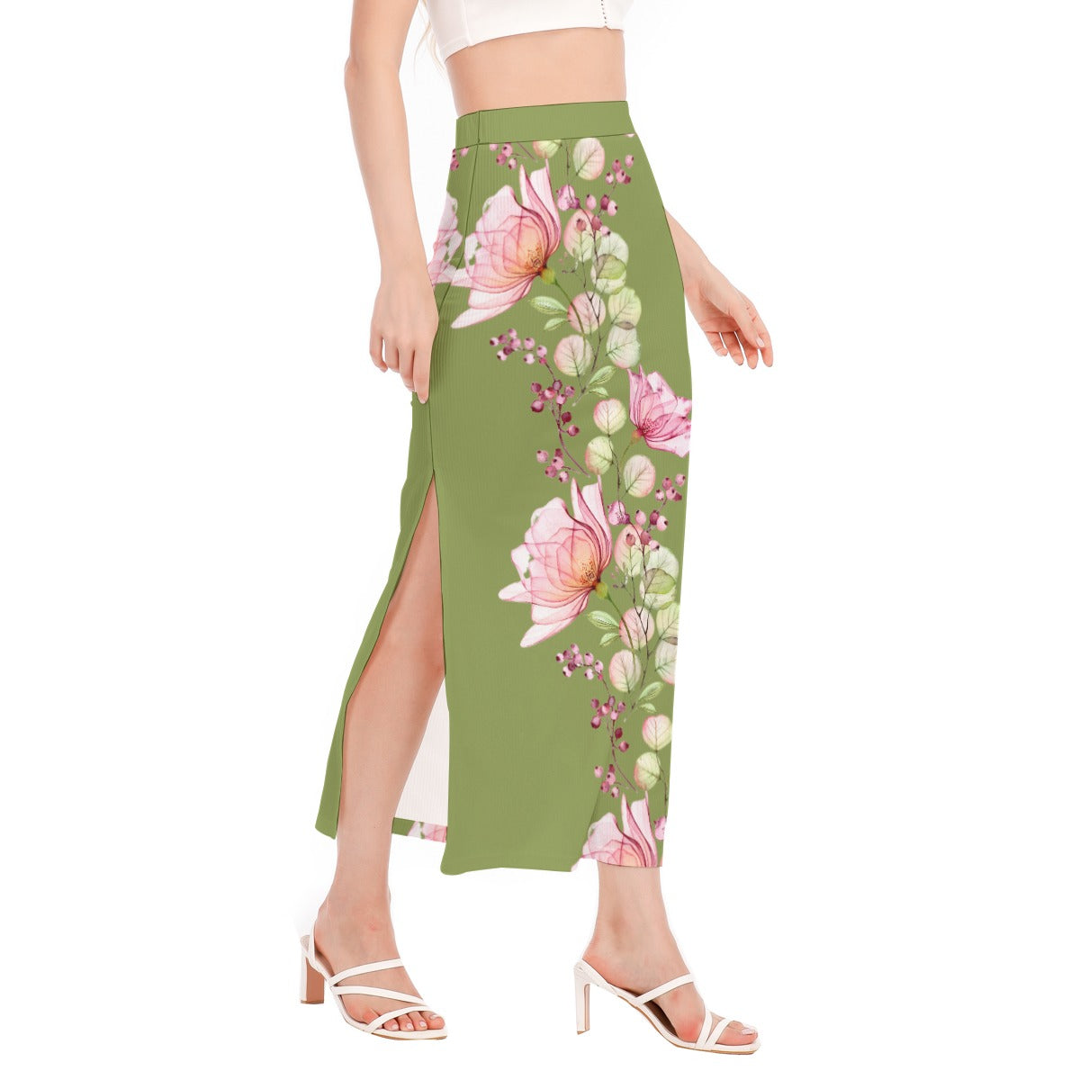 Betty Bright Collection - Women's Side Slit Skirt