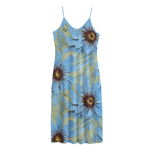 Women‘s Maxi Dress with straps and pockets