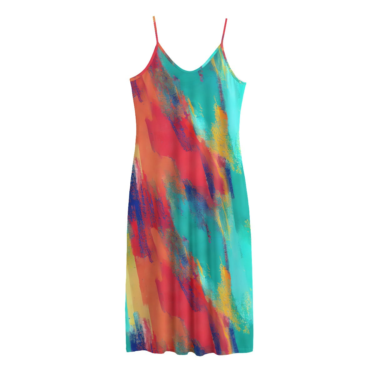 Women‘s Maxi Dress with straps and pockets