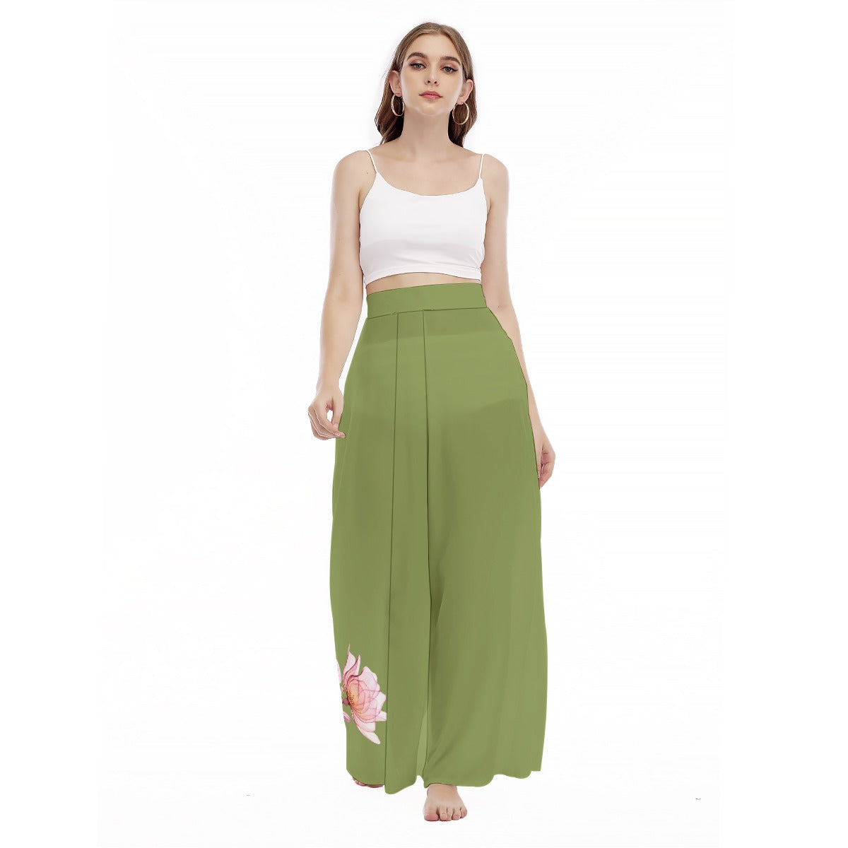 Betty Bright Collection -  Women's High Waist Wide Leg Trousers