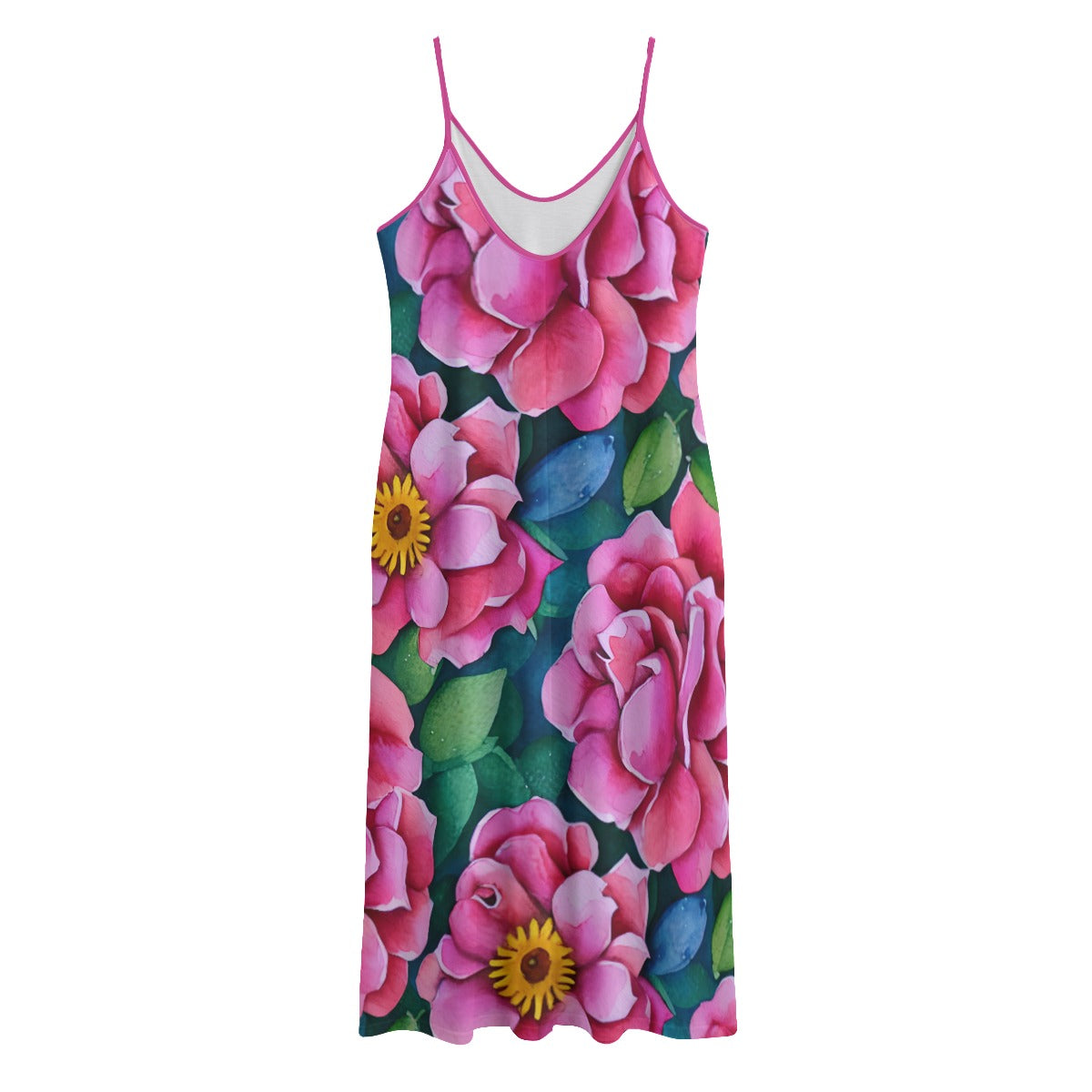 Women‘s Maxi Dress with straps and pockets