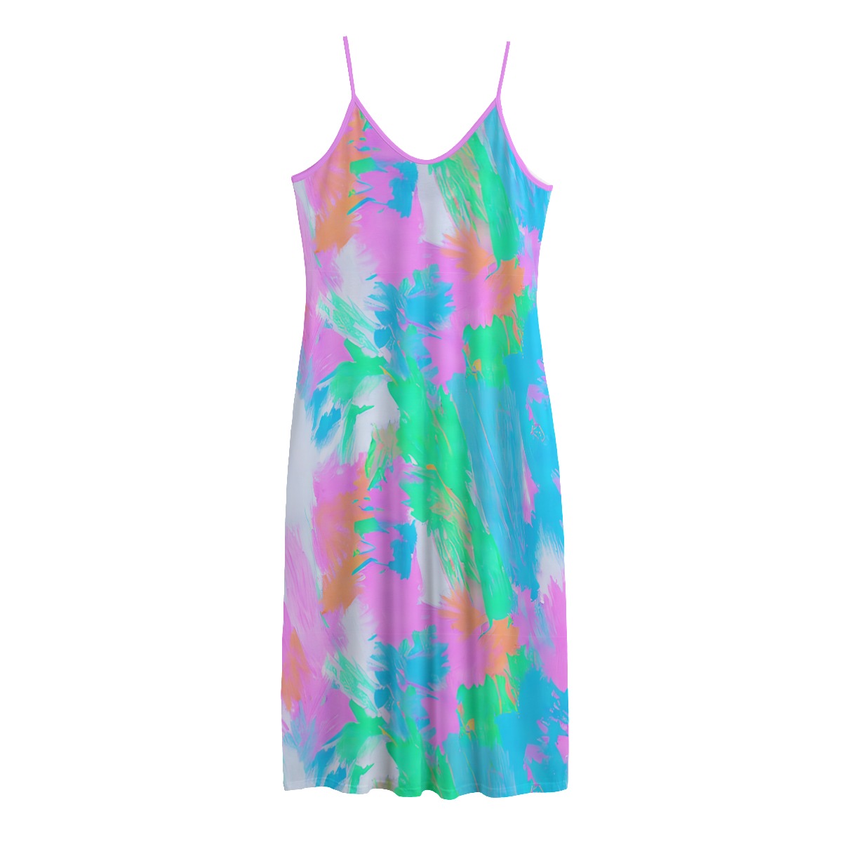 Women‘s Maxi Dress with straps and pockets