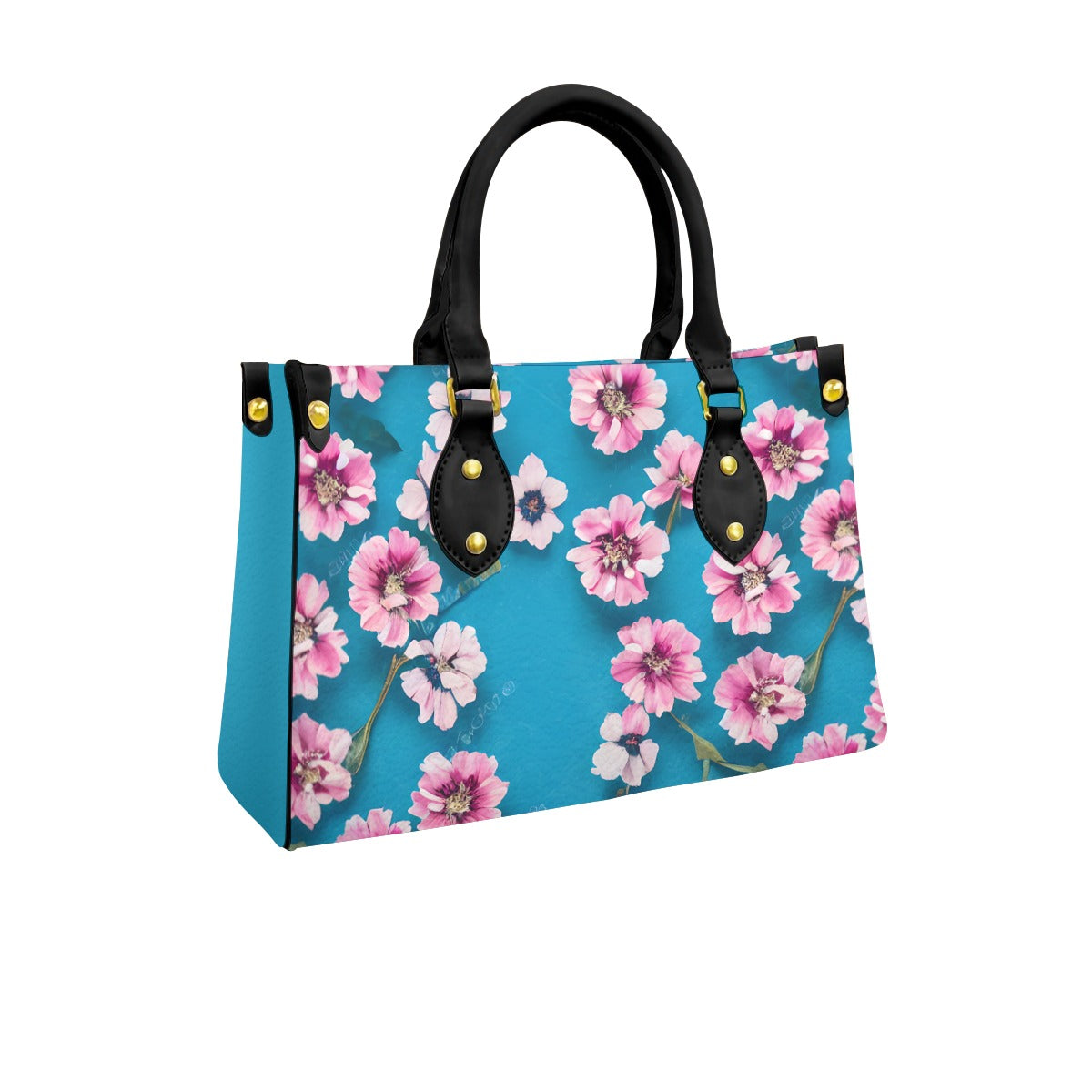 Women's Tote Bag With Black Handle