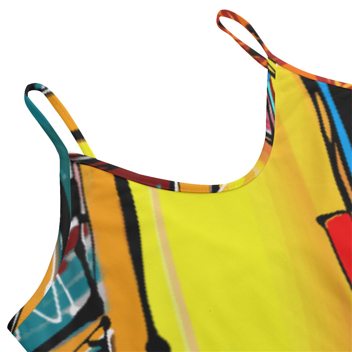 Women‘s Maxi Dress with straps and pockets