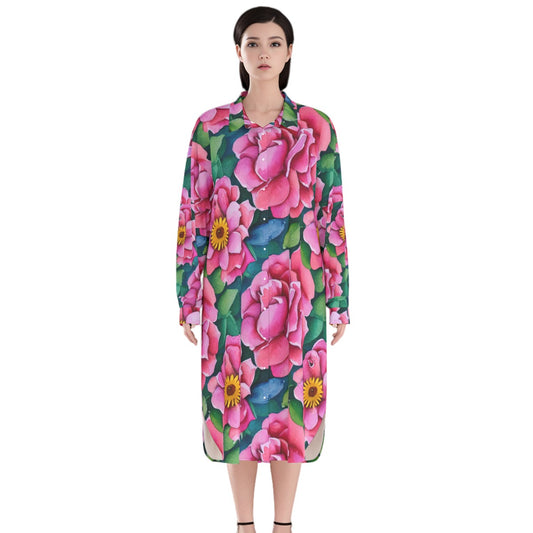 Women's Long Shirt Dress | Royon